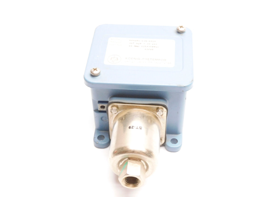 KOENIG-PRETEMPCO KPH105-134-1010 125/250VAC 10A 20PSI UNMP
