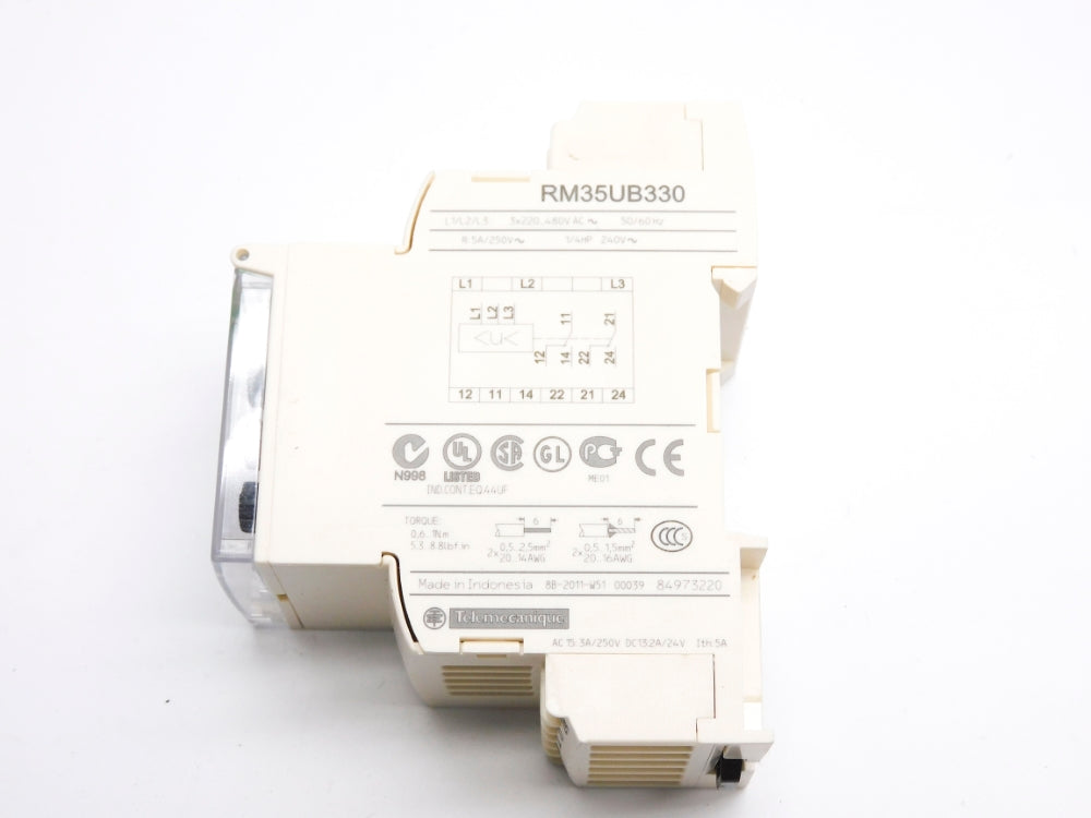 SCHNEIDER ELECTRIC RM35UB330 480VAC NSMP