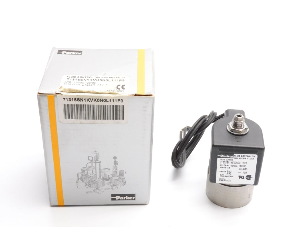 PARKER 71315SN1KVK0N0L111P3 110/120V 125PSI NSMP