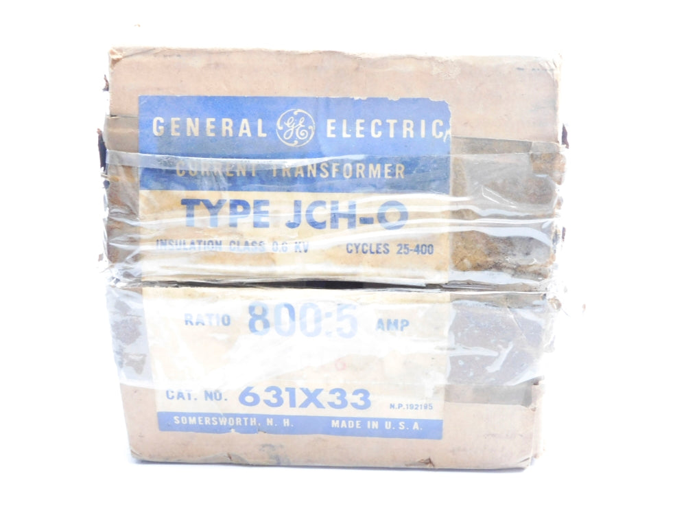 GENERAL ELECTRIC JCH-O 631X33 0.6KV NSMP