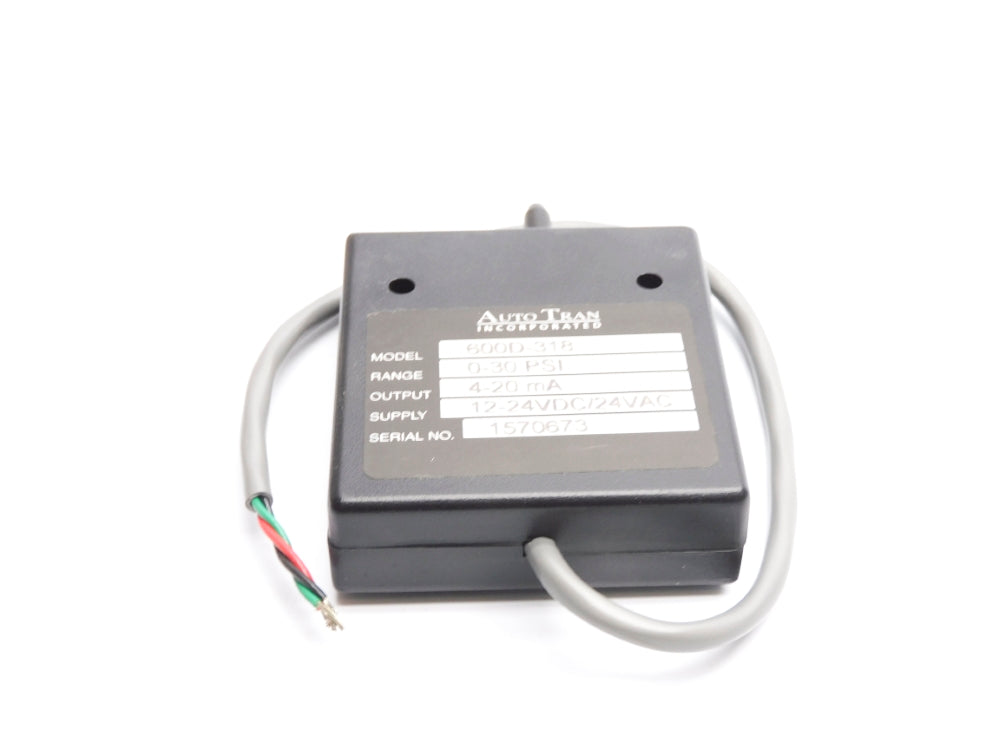 AUTO TRAN 600D-318 12-24VDC/AC 0-30PSI NSNP