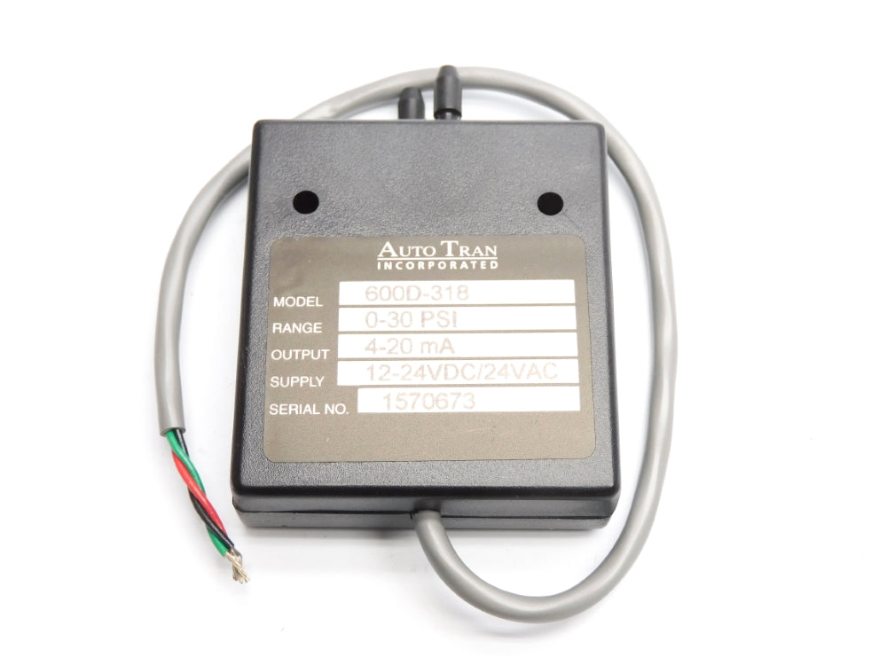 AUTO TRAN 600D-318 12-24VDC/AC 0-30PSI NSNP