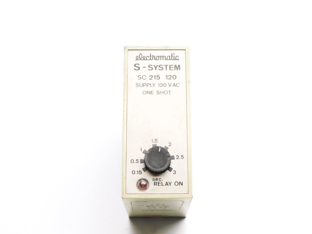 ELECTROMATIC SC215120 120VAC 0.15-3SEC UNMP
