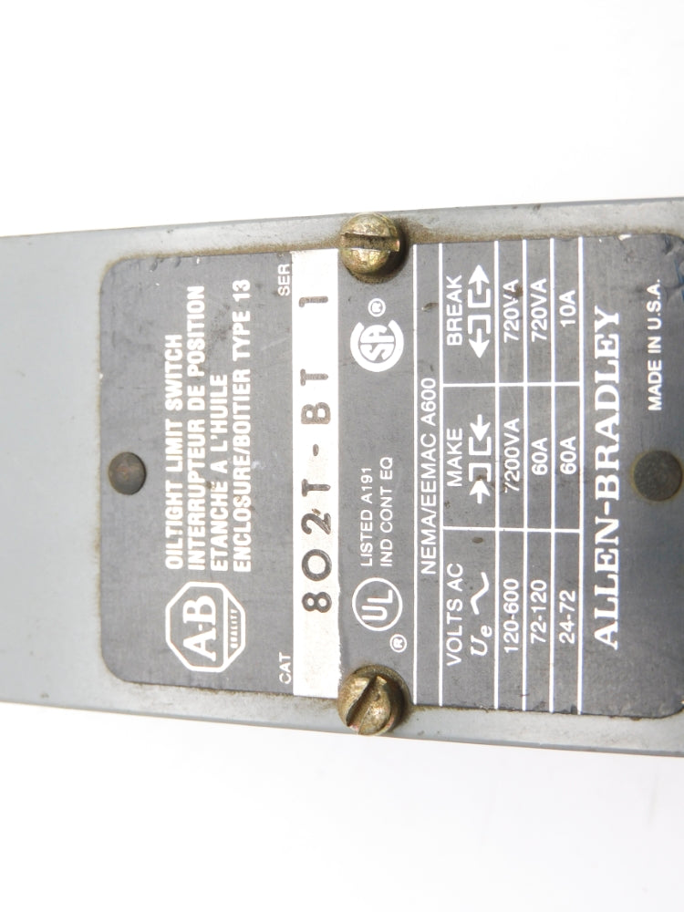INDUSTRIAL SPARE PART 802T-BT SER. 1 UNMP
