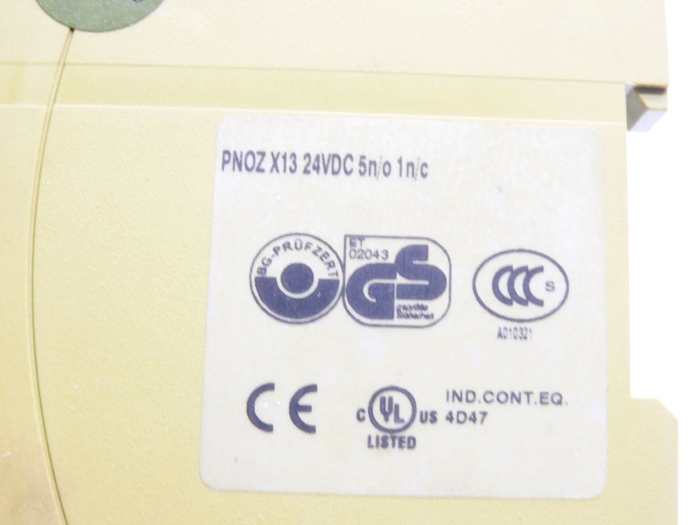 PILZ PNOZ-X13-24VDC-5N/O-1N/C 24VDC UNMP