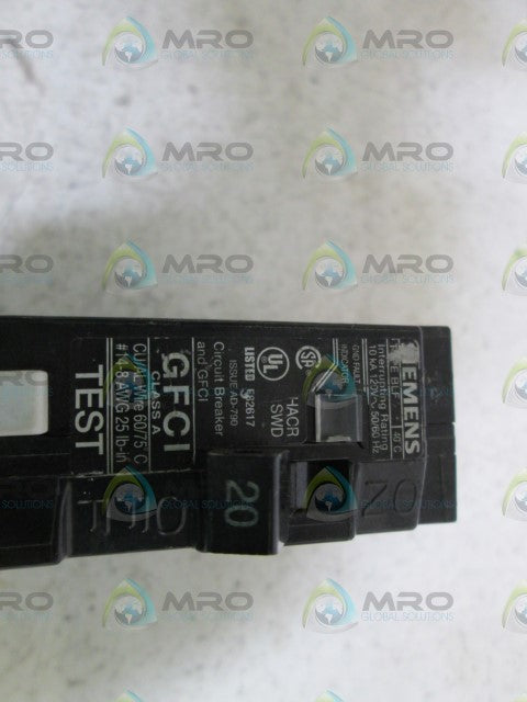 SIEMENS CIRCUIT BREAKER 2P BLF 20A *NEW NO BOX*