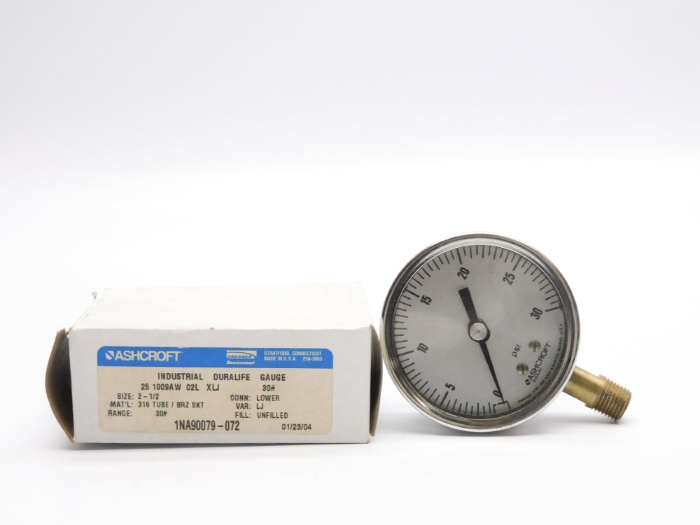 ASHCROFT 251009AW01LXLJ30# 30PSI NSMP