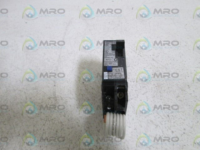 SIEMENS CIRCUIT BREAKER 2P 15A QAF *NEW NO BOX*