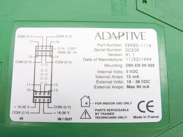 ADAPTIVE E9920-1114 UNMP