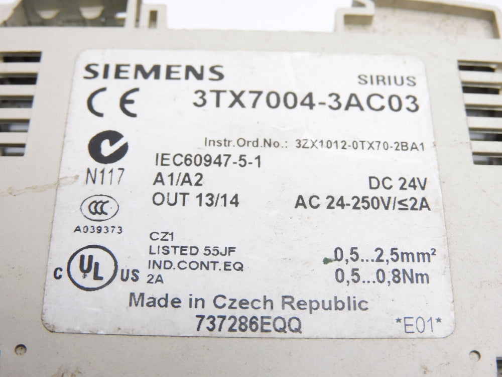 SIEMENS 3TX7004-3AC03 UNMP
