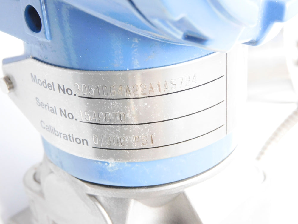 ROSEMOUNT 3051CG4A22A1AS7B4 0-300PSI UNMP