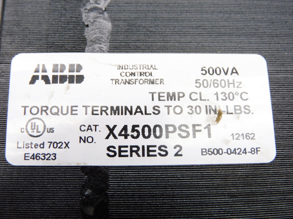 ABB X4500PSF1 B500-0424-8F SER. 2 (AS PICTURED) NSMP