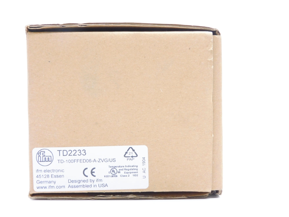 IFM EFECTOR TD-100FFED06-A-ZVG/US TD2233 0-300PSI NSMP