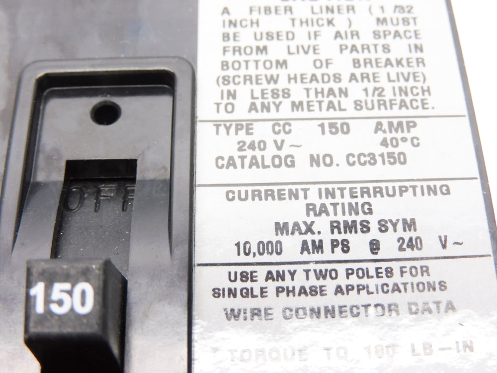 EATON CC3150 150A 240V NSMP