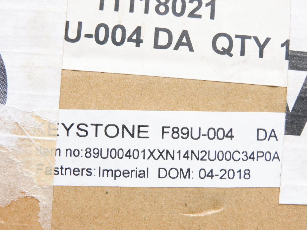 KEYSTONE F89U-004-DA 89U00401XXN14N2U00C34P0A NSMP