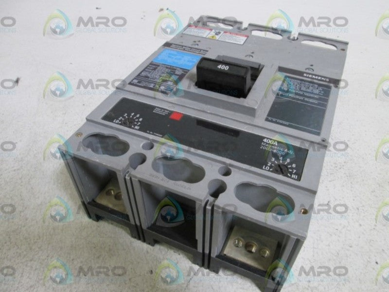 SIEMENS CIRCUIT BREAKER 400A JXD22B400 (AS PICTURED) *NEW NO BOX*