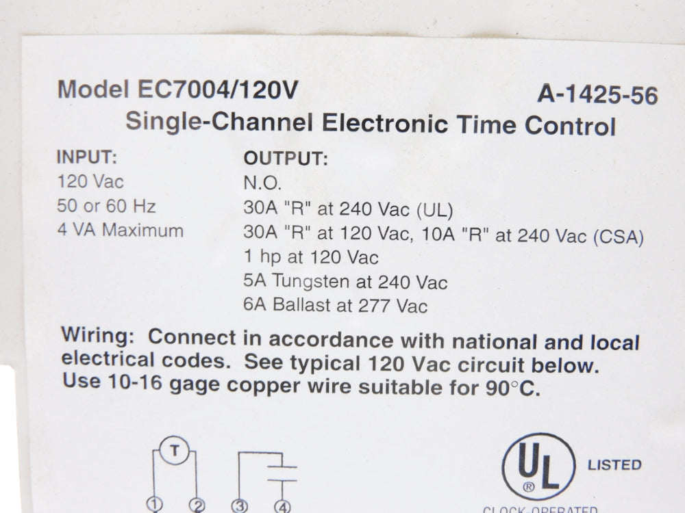 PARAGON EC7004/120V UNMP