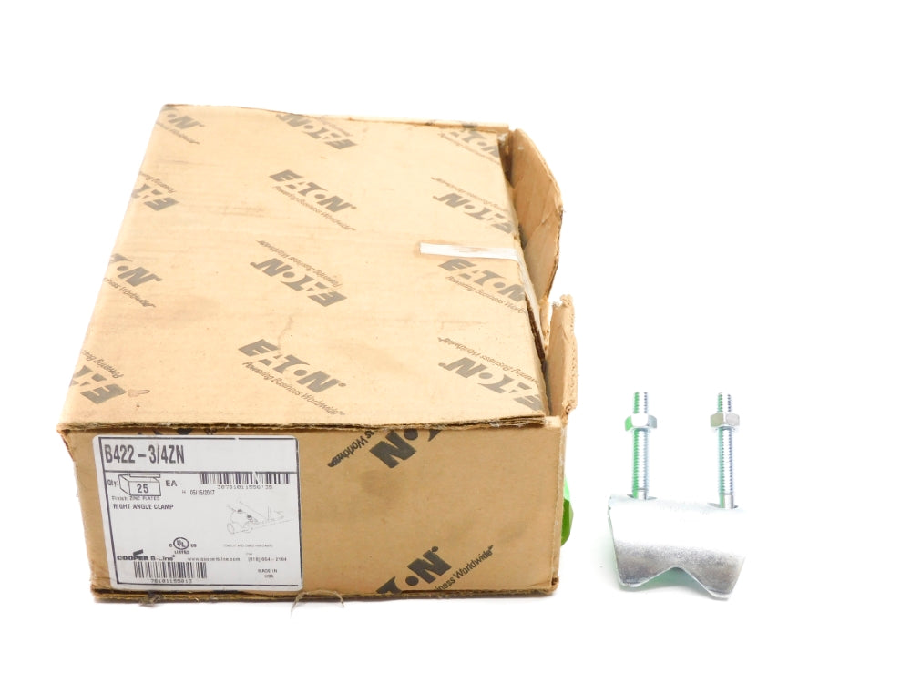 COOPER B-LINE B422-3/4ZN (PKG OF 25) NSMP