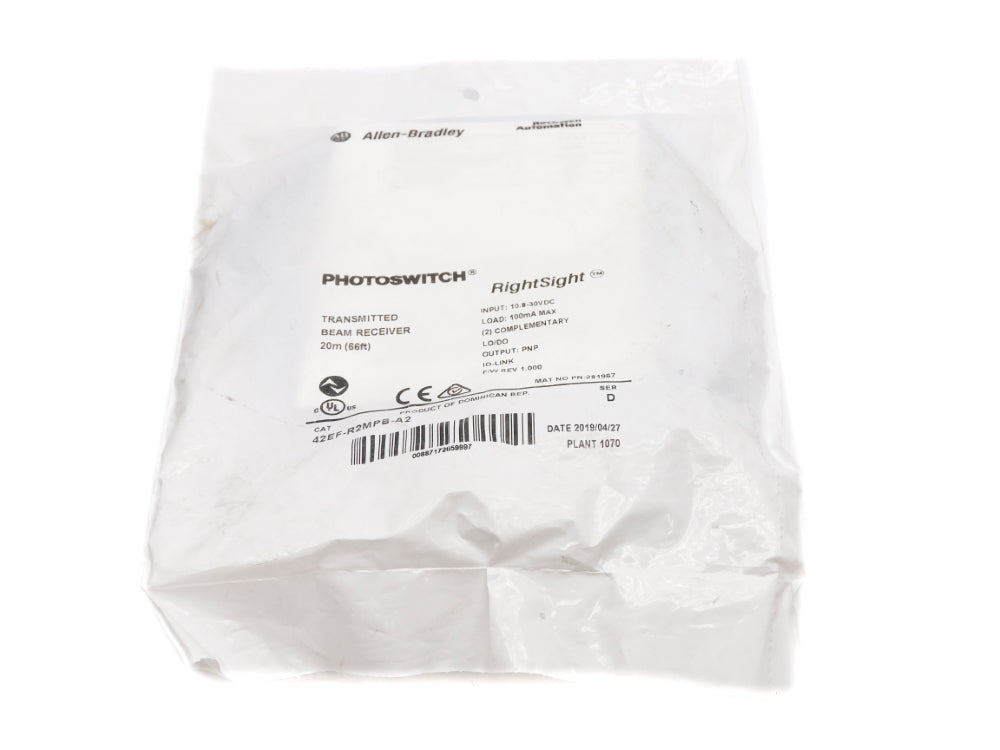 ALLEN BRADLEY 42EF-R2MPB-A2 SER. D (WH) NSMP