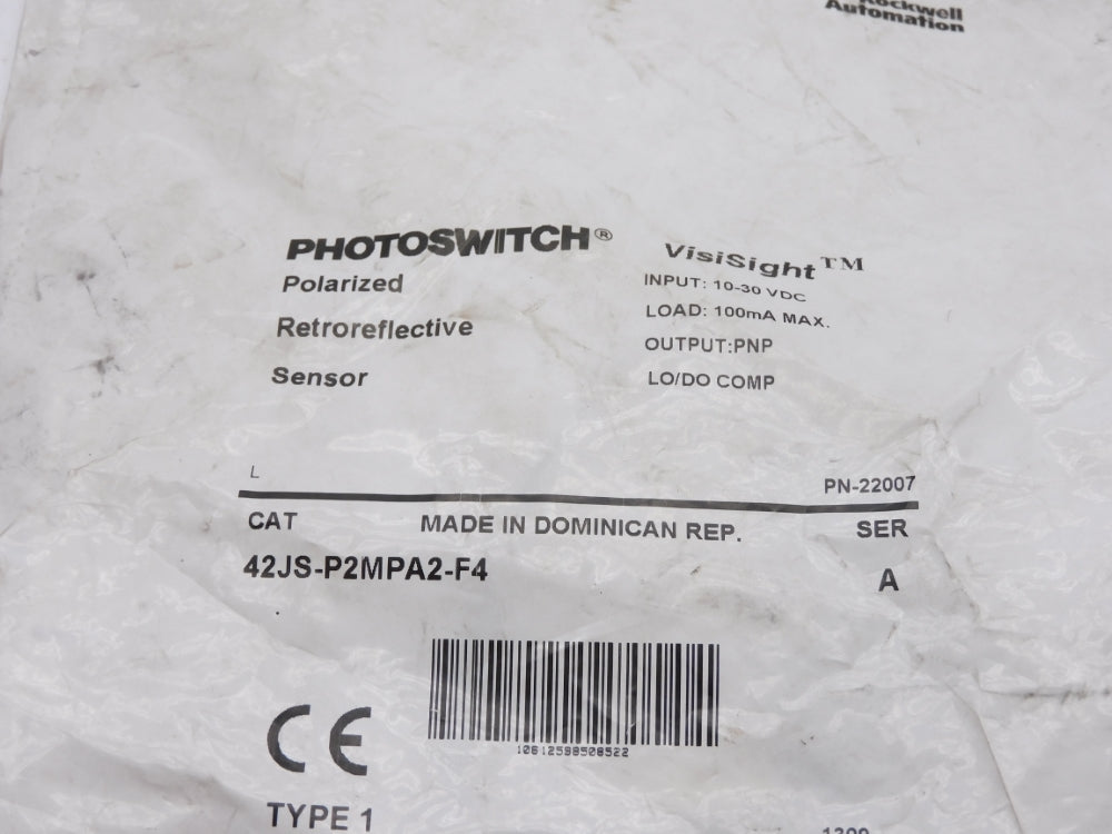 ALLEN BRADLEY 42JS-P2MPA2-F4 SER. A (WH) NSMP