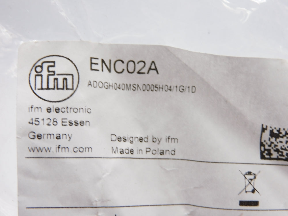 IFM EFECTOR ADOGH040MSN0005H04/1G/1D ENC02A 30VDC NSMP