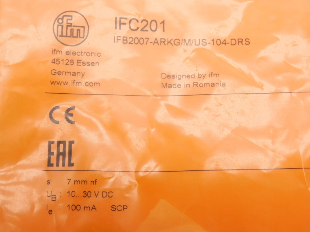 IFM EFECTOR IFB2007-ARKG/M/US-104-DRS IFC201 NSMP