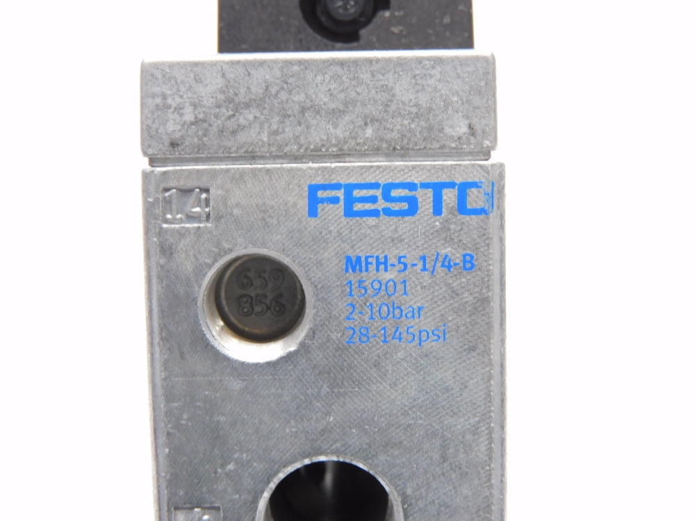 FESTO MFH-5-1/4-B 15901 SER. B702 28-145PSI NSMP