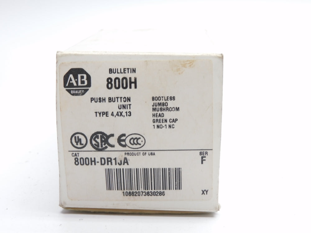 ALLEN BRADLEY 800H-DR1JA SER. F (WH) NSMP