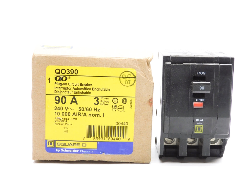 SQUARE D QO390 240V 90A (AS PICTURED) NSMP