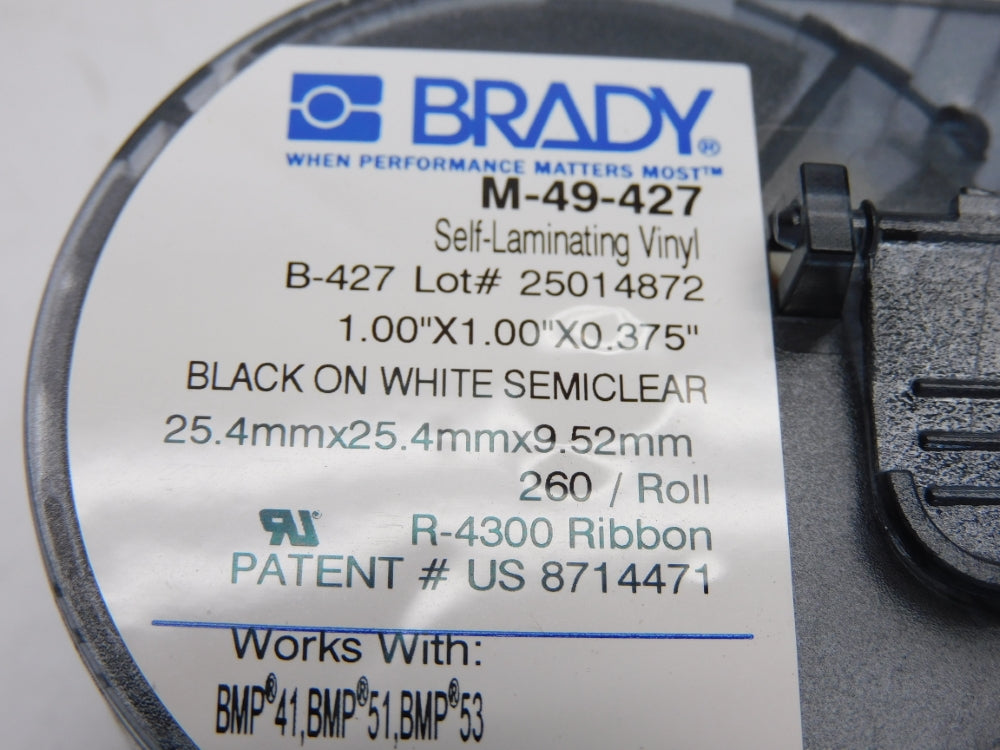 BRADY M-49-427 (PKG OF 260) NSMP