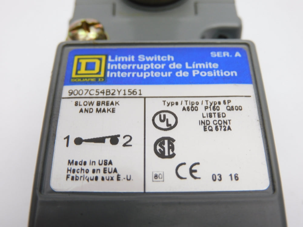 SQUARE D 9007C54B2Y1561 SER. A UNMP