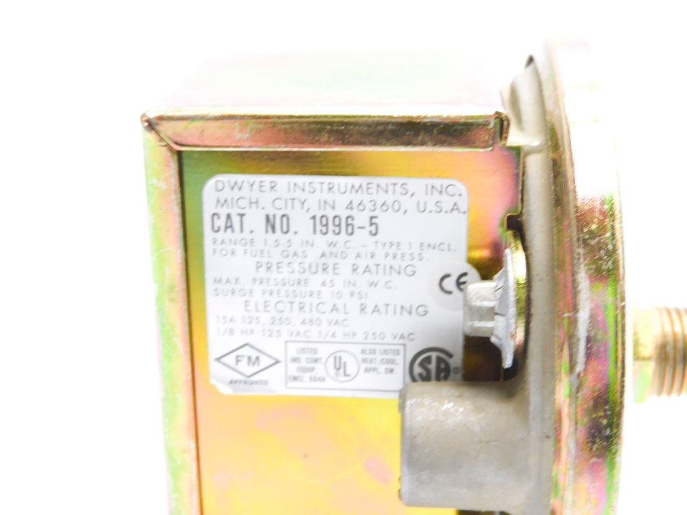 DWYER 1996-5 1.5-5"WC NSMP
