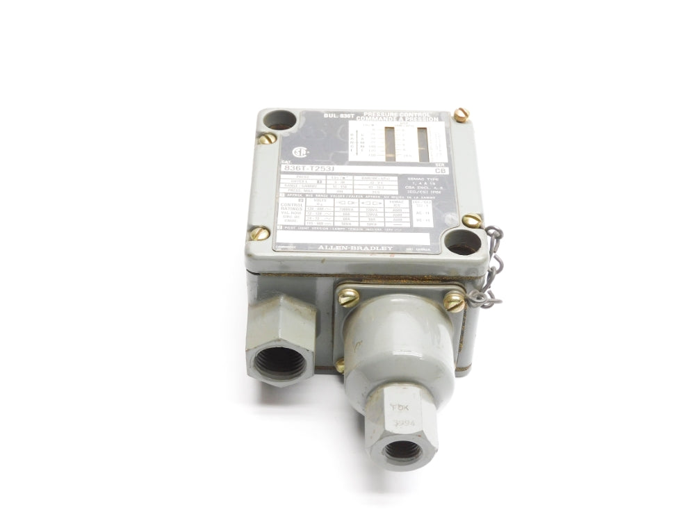 ALLEN BRADLEY 836T-T253J SER. CB 120-600V 60A UNMP