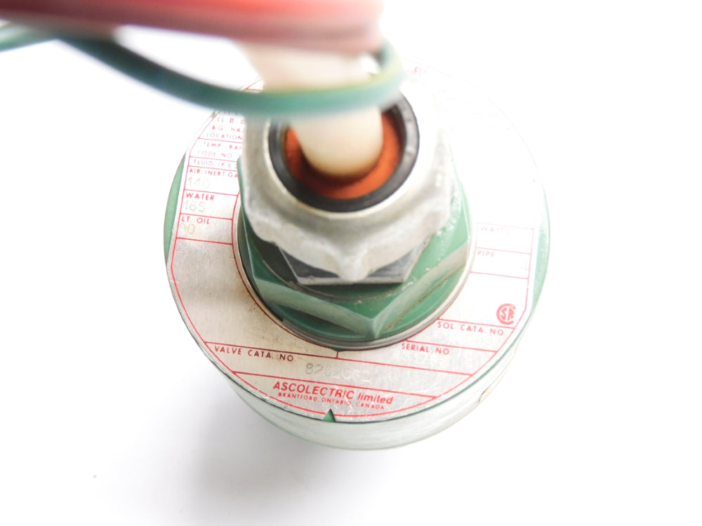 ASCO 8262C62 120V 90-165PSI 1/4" UNMP
