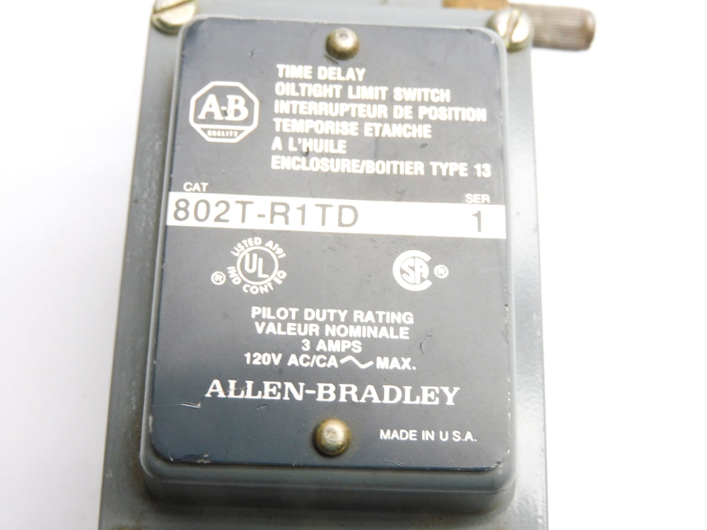 INDUSTRIAL SPARE PART 802T-R1TD SER. 1 UNMP