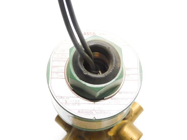 ASCO 8321A8 110/120V 10-200PSI 3/8" UNMP