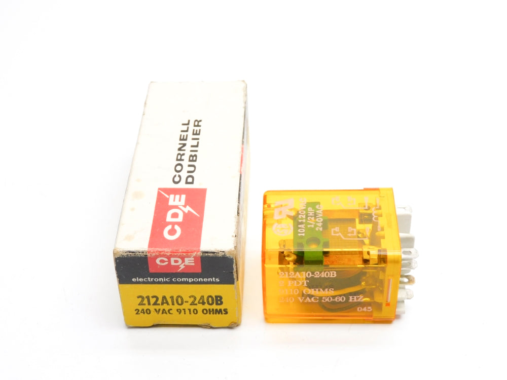 CDE 212A10-240B 240VAC 9110OHMS NSMP