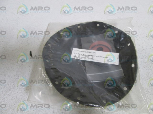 REPAIR KIT 3" UMV/PM VALVE 226-02386 *NEW IN BAG*