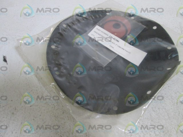 REPAIR KIT 3" UMV/PM VALVE 226-02386 *NEW IN BAG*