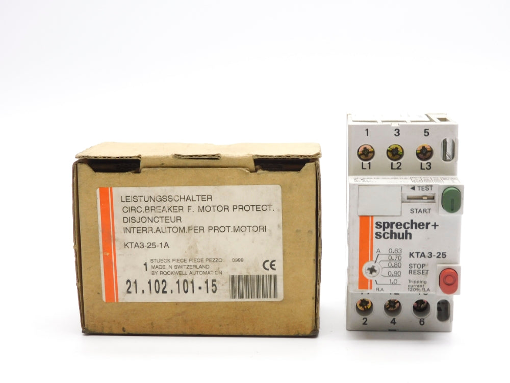SPRECHER+SCHUH KTA3-25-1A 0.63-1A 690V NSMP