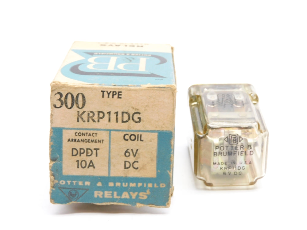 POTTER&BRUMFIELD KRP11DG 6VDC 10A NSMP