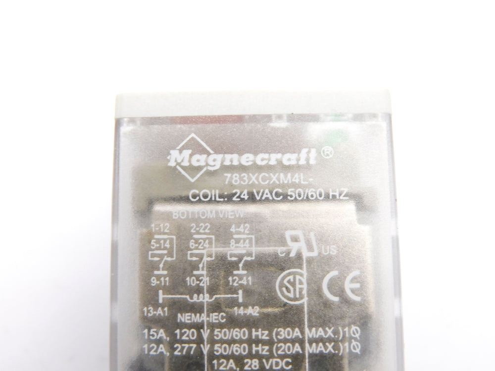 MAGNECRAFT 783XCXM4L 24VAC 12A NSMP