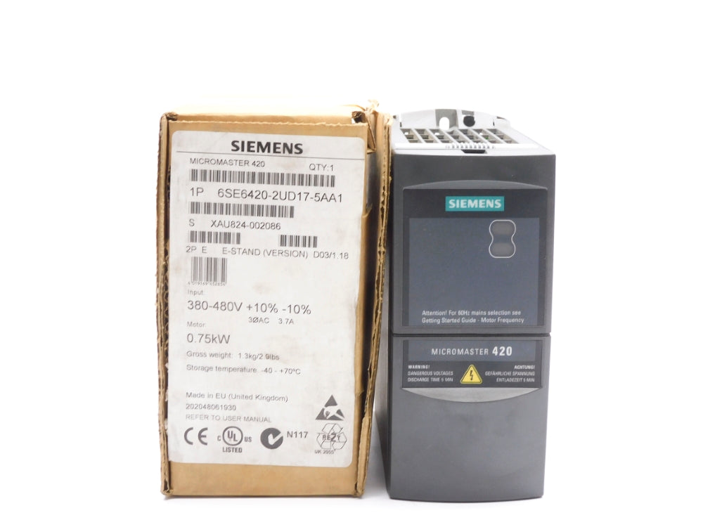SIEMENS 6SE6420-2UD17-5AA1 NUPI
