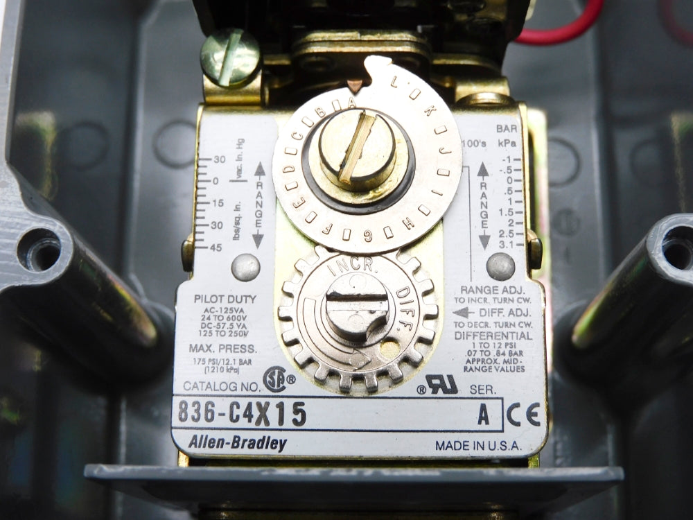 ALLEN BRADLEY 836-C4X15 SER. A NUPI
