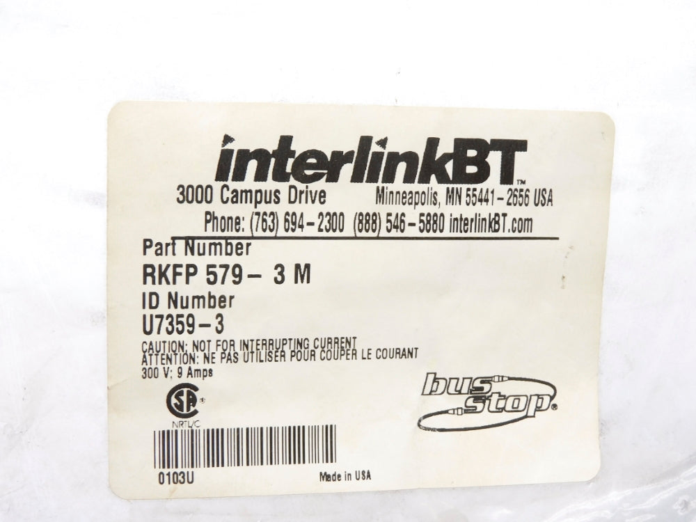 INTERLINKBT RKFP579-3M U7359-3 NSMP