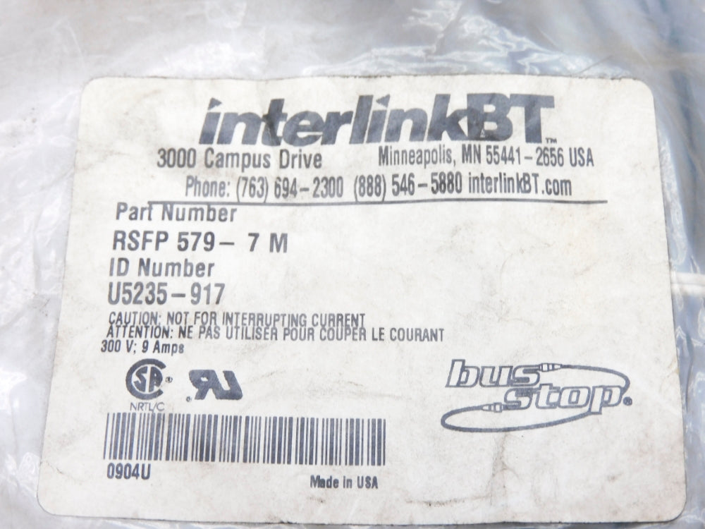 INTERLINKBT RSFP579-7M U5235-917 NSMP