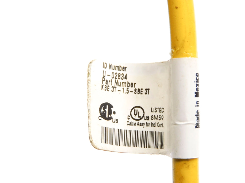TURCK KBE3T-1.5-SBE3T U-02834 UNMP