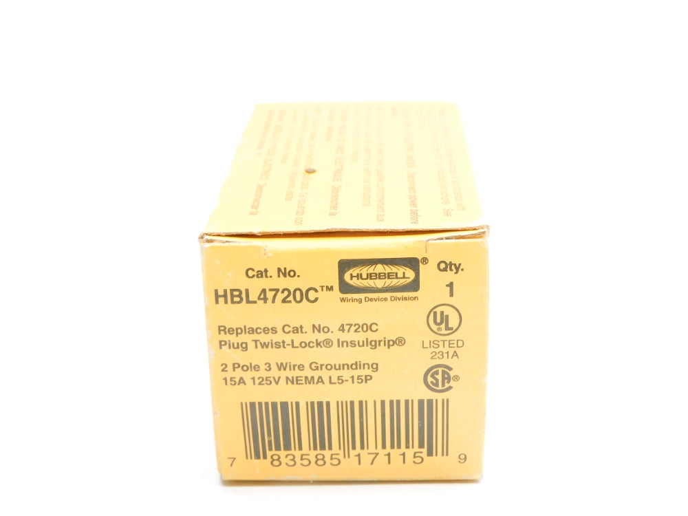 HUBBELL HBL4720C 125V 15A NSMP