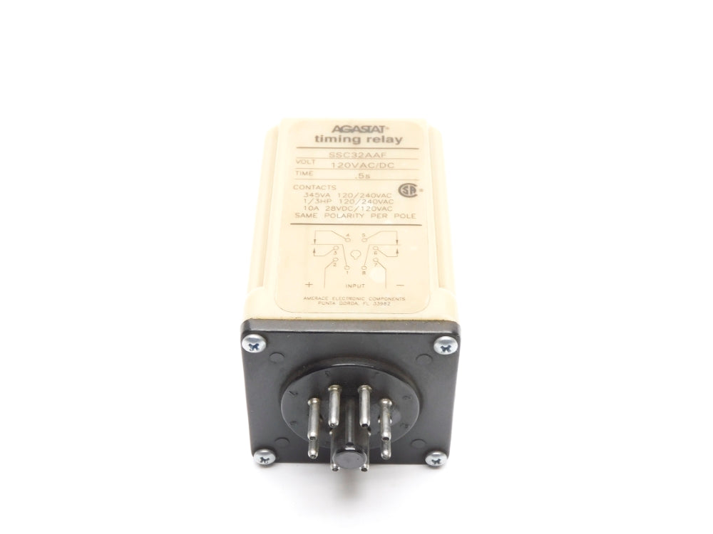 AGASTAT SSC32AAF 120VAC/DC .5SEC. UNMP