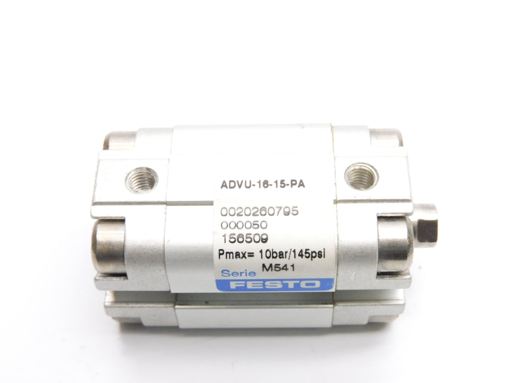 FESTO ADVU-16-15-PA 156509 SER. M541 145PSI NSNP